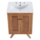 Modway - Birdie 24" Vanette de salle de bain - Blanc naturel-8