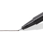 Staedtler - Stylos feutre recyclés triplus 97 recyclé - Noir - Paquet de 6  -Forme triangulaire ergonomique pour une tenue confortable et sans fatigue