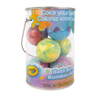 Crayola - Sceau Bombes De Bain, contient 8 bombes - Parfumé-Ce seau contient 8 bombes de bain vibrantes et parfumées qui pétillent et se dissolvent pour révéler un arc-en-ciel de couleurs, faisant de chaque bain une expérience ludique et relaxante