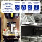 Brother - Ruban laminé authentique pour étiqueteuses P-touch, 6 mm l x 8 m L - transparent avec texte noir-Parfait pour les applications d’étiquetage quotidiennes à la maison, au bureau ou sur le lieu de travail, comme l’organisation des dossiers, les codes-barres, les clés USB, les fournitures de bureau, le contenu du garde-manger et du congélateur, les articles pour enfants et l’équipement