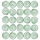 JAM Paper - Trombones circulaires - trombones ronds - verts - paquet de 50-Ces trombones colourés sont parfaits pour organiser les papiers à la maison, à l'école ou au bureau
