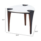 Zuo - Bogey Table d’appoint - Multicolore-Dimensions: 22,6 po L x 22,6 po L x 19,7 po H