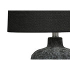 Monarch Specialties - Luminaire - 24 po H Lampe De Table - Céramique Noire - Abat-Jour Noir - Contemporain-Un assemblage mineur est nécessaire, les instructions illustrées sont incluses. conçue avec confiance avec des matériaux durables, cette lampe est soutenue par une garantie limitée de 2 ans contre les défauts du fabricant pour votre satisfaction