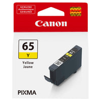 Canon - CLI-65 Cartouche D'encre D’Origine À Rendement Standard - Jaune-À utiliser avec Canon l’imprimante photo à jet d’encre professionnelle PIXMA PRO-200 et PRO-200S