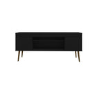 Manhattan Comfort - Meuble TV Bradley 62,99 po style Mid-Century Modern - Noir-Garantie limitée du fabricant de 30 jours