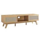 Modway - Soma 60 po Meuble TV, Chêne-Meuble téléviseur moderne
