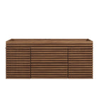 Modway - Render 48" Armoire de lavabo compatible avec un seul lavabo (non inclus) - Noyer-8