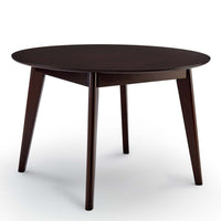 Modway - Vision Rond de 45 po Table à manger, Cappuccino-Table ronde moderne