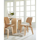 Modway - Fathom Chaises de salle à manger Ensemble de 2 - Naturel-Contreplaqué avec placage effet chêne