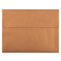  JAM Paper Enveloppes d'invitation métalliques A2 - 4,375 x 5,75 po - Stardream Cuivre - paquet de 25-Couleur : Cuivre Stardream