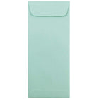 JAM Paper - Enveloppes à extrémité ouverte et rabat droit avec fermeture gommée, 4 1/8 x 9 1/2 po, bleu turquoise, 100/paquet-Bleu turquoise