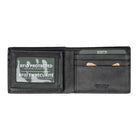 Roots - Portefeuille Slim Fold de pour hommes avec carte d'identité amovible - Noir-1 portefeuille avec séparateur