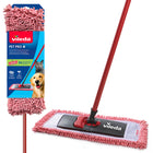 Vileda - Recharge Pet Pro - Rose-Conçue pour un usage sec ou légèrement humide, elle offre la flexibilité voulue pour un ramassage rapide des poils ou une retouche légère au besoin