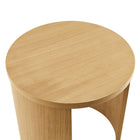 Modway - Aspect Bois rond Table d’appoint - Chêne-7