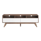 Modway - Transmit 60 po Meuble TV, Blanc noyer-Assemblée requise