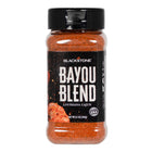Blackstone - Assaisonnement Bayou Blend-Sel, épices incluant piment chili, paprika, oignon et ail déshydratés, glutamate monosodique, graines de moutarde, graines de céleri et au plus 2 % de phosphate tricalcique ajouté pour prévenir l’agglomération