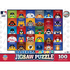 Masterpieces Puzzle Company - Mascottes de MLB casse-tête de 100 pièces-Casse-tête de 100 pièces