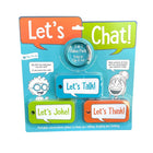 Open The Joy - Parlons ! Cartes de conversation portables - Version anglaise-Idéal pour les discussions à l'heure du dîner, les discussions avant de dormir ou les trajets en voiture.