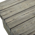 Modway - Manteo Côte rustique Terrasse extérieure Table d’appoint - Gris clair-6