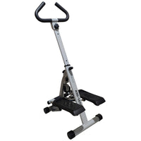 Soozier - Machine D’Exercice Stepper - Stepper Avec Guidon - Noir-Fonctions 2-en-1, à la fois mini stepper et twister  