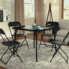 Flash Furniture – Table à carte pliante de 33,5 po, noir (DADYCZ152RGW)-Capacité de poids de 130 lb
