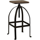 Modway - Pointe Tabouret de bar - Brown-Siège en bambou stratifié
