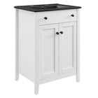 Modway - Nantucket 24" Vanette de salle de bain - Blanc Noir-7