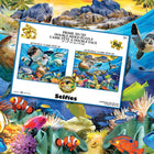 Howard Robinson - 3D/2D Howard Robinson Selfie Sous-Marin Et Plage Aux Tortues - 100 pièces-Stimule la mémoire visuelle et la perception spatiale