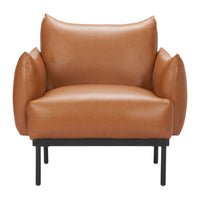 Zuo - Sekil Fauteuil d’appoint - Brun-Confort moelleux et matériaux durables
