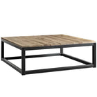 Modway - Attune Grand Table basse - Brown-Table basse industrielle moderne
