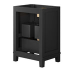 Modway - Dixie 24" Solide Armoire de toilette de salle de bain (lavabo non inclus) - Noir-Bassin d’évier et installations non inclus