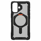 UAG - Étui Robuste Plasma XTE MagSafe  pour iPhone 17 - Noir/Orange Pop-Béquille intégrée