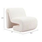 Zuo - Opam Fauteuil d’appoint - Blanc-6