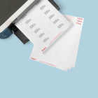 Staples - Étiquettes d'adresse blanches pour imprimantes jet d'encre/laser, 4 po x 1-1/3 po, paq./25-Les feuilles d'étiquettes se chargent dans n'importe quel plateau, ce qui élimine le besoin d'une alimentation manuelle     