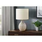 Monarch Specialties - Luminaire - 17 po H Lampe De Table - Résine D'Ivoire - Abat-Jour Ivoire / Crème - Contemporain - Moderne-L'élégant abat-jour en tissu ivoire diffuse magnifiquement la lumière, créant une ambiance accueillante qui illumine n'importe quelle table d'appoint, table de nuit ou table console