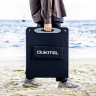 Oukitel - Panneau solaire portable pliable PV200 200 W-Énergie verte partout Profitez d'une énergie verte illimitée pour commodité et adaptabilité.