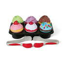 Popular Playthings - PPY64005 Cupcakes magnétiques à cuisiner et à jouer-Cupcakes magnétiques et glaçage : mélangez facilement les pièces pour créer une multitude de combinaisons créatives.