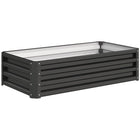 Outsunny - Jardin surélevé 4 pi x 2 pi x 1 pi-La meilleure et la plus simple façon de cultiver votre propre jardin à la maison 