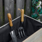 Outsunny - Jardin surélevé 3 pi x 1 pi pour arrière-cour-Fabriqué en bois de sapin massif pour plus de durabilité et de stabilité 
