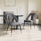 Zuo - Artus Chaise de salle à manger - Gris-Supporte jusqu'à 350 lb