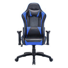 TygerClaw - Chaise de Gaming Dossier Haut pour un Confort Maximum - Bleu-Inclinez-vous doucement en arrière et verrouillez le fauteuil dans votre position confortable préférée