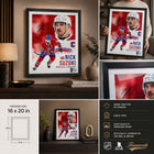 Frameworth - Cadre Nick Suzuki Collage Portrait Canadiens - Impression Encadrée - 16 po L x 20 po H-7
