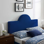 Modway - Dawn Performance Velvet Tête de lit King/King de Californie, Marine-Construction en contreplaqué et MDF