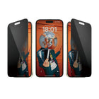 PanzerGlass - Protecteur d'écran de confidentialité pour iPhone 15 Plus - Noir-Un protecteur d'écran compatible avec les étuis en verre trempé plat