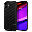 Étui Spigen Core Armor pour iPhone 12 - Noir Mat-Protection mince et élégante