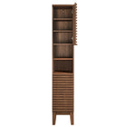 Modway - Render Tall Narrow Armoire de rangement de salle de bain in Noyer-9