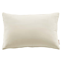 Modway - Enhance Lombaire de 24 po Performance Velvet Coussin décoratif in Ivoire-Cossin décoratif lombaire