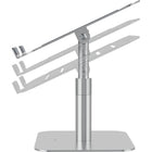 Fellowes - Support pour ordinateur portable d'bureau Alumia - Argent-Plateforme inclinable réglable pour optimiser le positionnement de l'écran, idéale pour les ordinateurs portables/MacBooks à ouverture restreinte