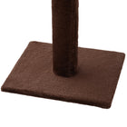 PawHut - Arbre à chat 102 po à 5 niveaux du sol au plafond, centre d’activités pour chat avec griffoir, marron-Hauteur réglable de 90,6 po à 102,4 po H 