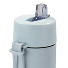 Gry Mattr - Bouteille d’entraînement portative avec paille - 700 ml - Bleu-Paille en métal amovible pour boire facilement
